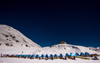 La Grande Odyssée - Bivouac Base polaire Mont-Cenis