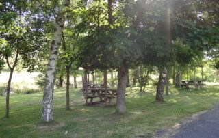 Schwimmen auf dem Campingplatz Aygues Douces (öffentlich)