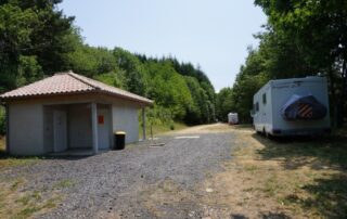 Motorhome service area