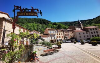 The village of Saint-Laurent-les-Bains