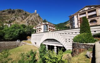 The village of Saint-Laurent-les-Bains