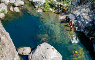 Canyoning Ardèche Ceven&rsquo;Aventure ©  VISION'AIR drogeat-drone-production.com