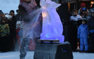Sculpture sur glace_Le Corbier