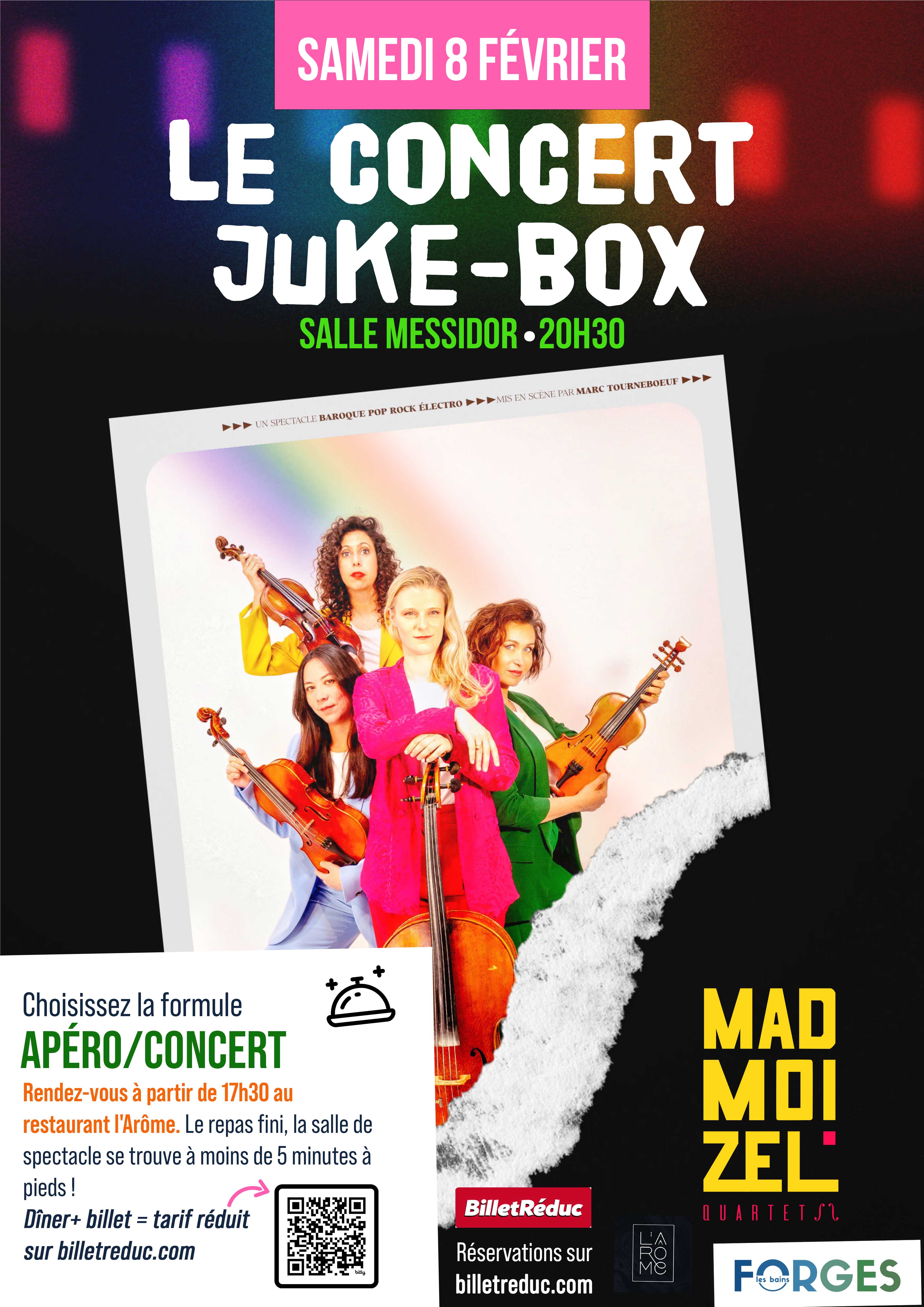 Photo de Madmoizel Quartet et ses musiciennes (violonnistes)
