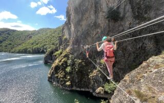 Via Ferrata du Lac de Villefort avec Kayacorde