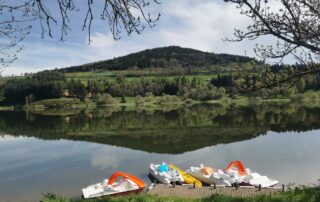 Lac de baignade - base nautique estivale_Coucouron