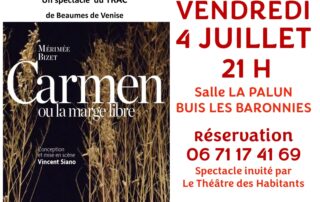 Carmen ou la marge libre - Festival d'été Théâtre des Habitants_Buis-les-Baronnies