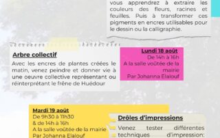 Exposition et ateliers créatifs sur l'arbre de Huédour_Saint-Étienne-de-Lugdarès