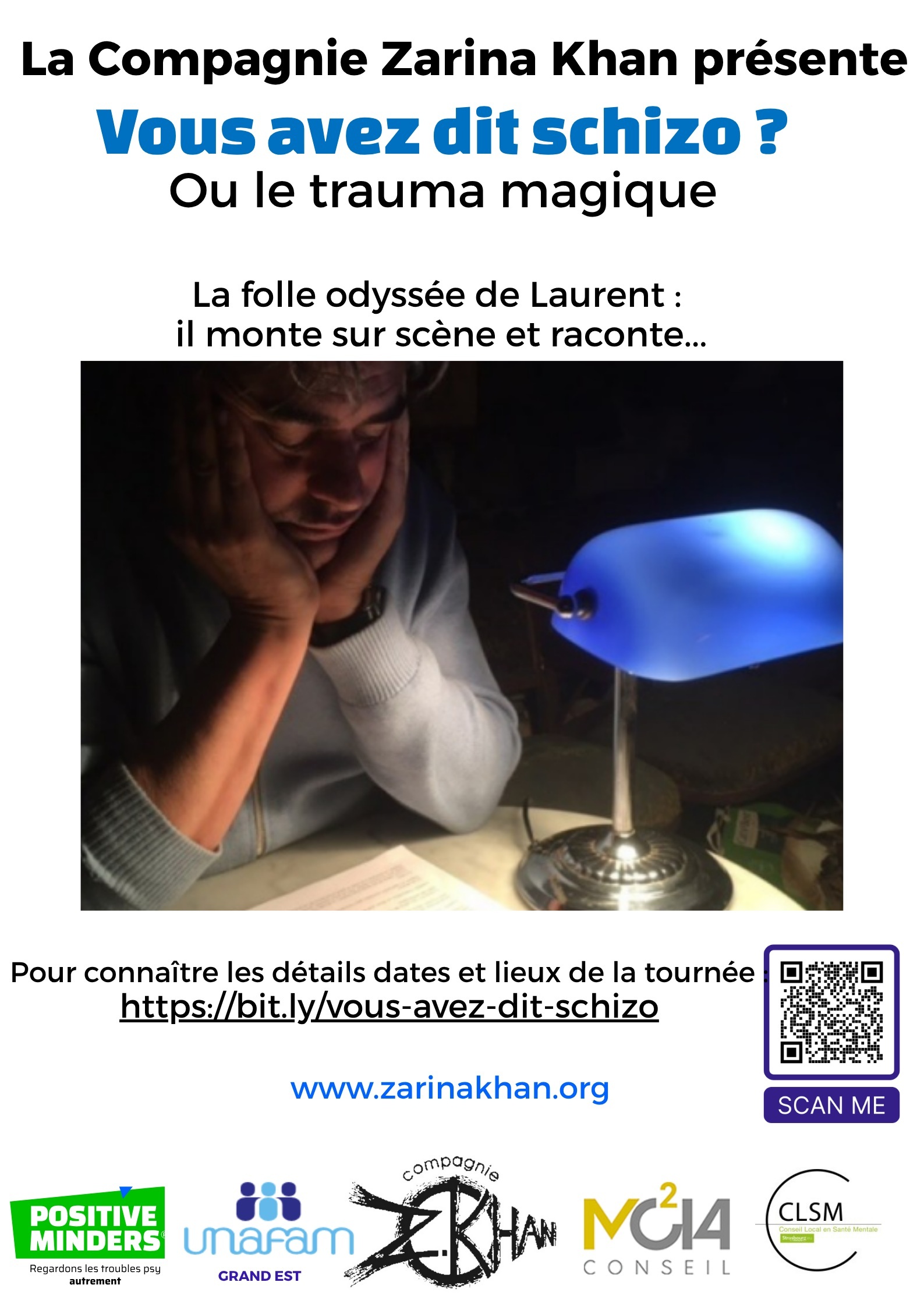 Lecture théâtrale "Vous avez dit schizo ?" au Art'Kafé à Mirabel