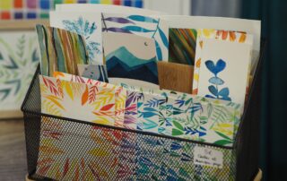 Marché de Noël Artisanal – Aquarelle © Zoé Massot