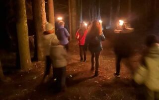 Marche nocturne aux flambeaux