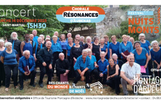 Concert des chants du monde & chants de Noël – Chorale Résonances d’Aubenas – Les échappées du festival Les Nuits des Monts