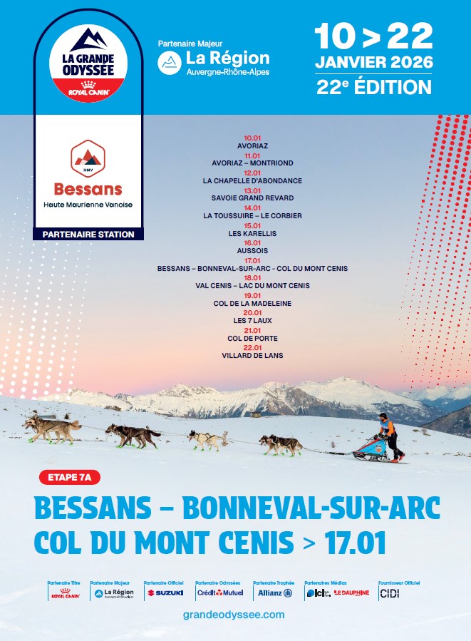 Affiche de l'étape 7A Bessans-Bonneval