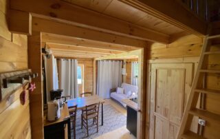 Chalet salon © Chalet de La Peyramont