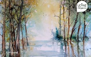 Exposition Aquarelle angers -Saumur-Loire Odyssee © Jean Yves Charles