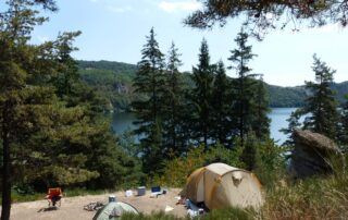 Municipal Campsite the Edges of the Lake