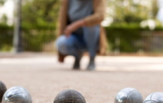 Concours de pétanque