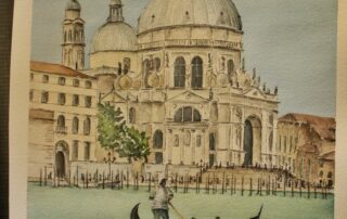 Vernissage de l&rsquo;exposition : L&rsquo;Odyssée d&rsquo;un compagnon en aquarelles, à l&rsquo;Hôtel-Restaurant le Val d&rsquo;Amby_Hières-sur-Amby © E.Bebi Office de Tourisme des Balcons du Dauphiné