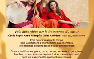 Concert Lorée – trio vocal