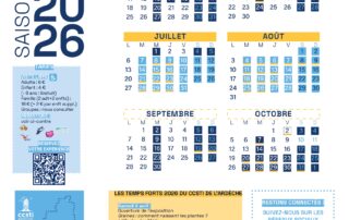 Horaires © CCSTI de l'Ardèche