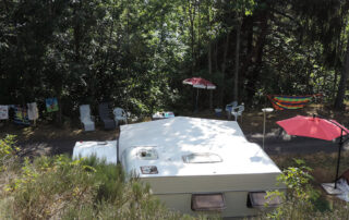 Camping Municipal les Bords du Lac_Le Lac-d&rsquo;Issarlès © Mairie Lac d'Issarles