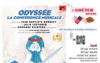 Projection théâtre : Odyssée, la conférence musicale