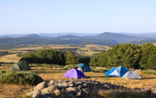 Bivouac et nuit sous les étoiles avec un âne_Burzet © O.Mathis