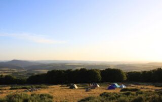 Bivouac et nuit sous les étoiles avec un âne_Burzet © O.mathis