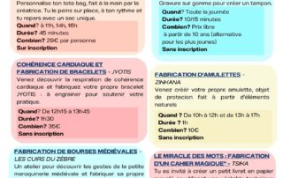 Caminol&rsquo;ARTS Festival de l&rsquo;artisanat et salon du livre_Saint-Étienne-de-Lugdarès © Caminol'ARTS