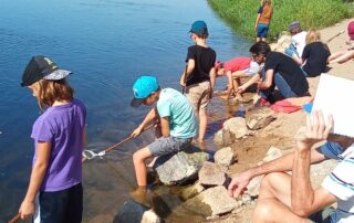Pêche des petites bêtes avec Loire Odyssée © Loire Odyssée