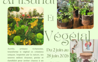 Exposition artisanat et végétal_Châtel-Montagne © L'Odyssée Végétale