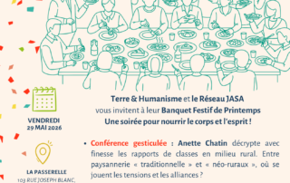 Banquet Festif de Printemps © Terre&Humanisme
