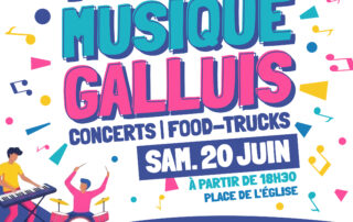 Affiche fête de la musique Galluis 2026 © Galluis en fête et Mairie de Galluis