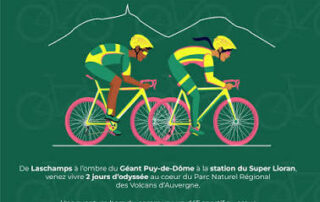 Cycl&rsquo;odyssée route Vél&rsquo;Auvergne_Saint-Genès-Champanelle © Cycl'odyssée route Vél'Auvergne_Saint-Genès-Champanelle