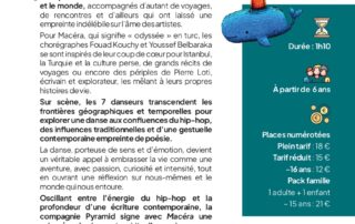 Affiche du spectacle © Séqu'Anse Culturelle
