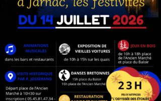 festivités de la fête nationale © Service culturel de la mairie de Jarnac