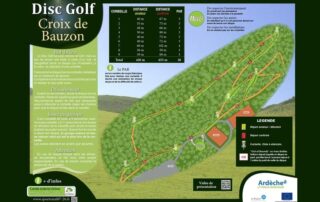Plan Disc Golf – La Croix de Bauzon_Borne
