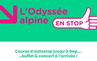 L&rsquo;Odyssée alpine, grand rallye d&rsquo;autostop : trajet Aspres-sur-Buëch – Gap_Aspres-sur-Buëch © Département des Hautes-Alpes