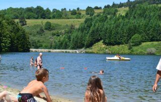 bathing lake