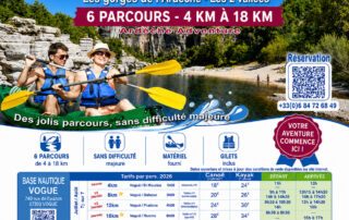 flyer 2026 © ardeche adventure