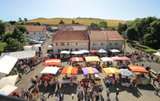 Marché de la myrtille