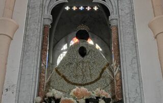 The statue of the Black Madonna