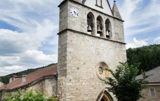 Village of Saint Cirgues in the mountains