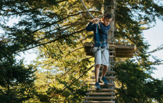 Parcours aventure de l&rsquo;Ecureuil © ReportagePhotosNaturofilm/Office de tourisme du Haut-Lignon