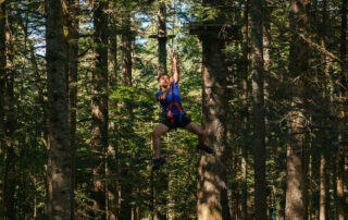 Parcours aventure de l&rsquo;Ecureuil © ReportagePhotosNaturofilm/Office de tourisme du Haut-Lignon