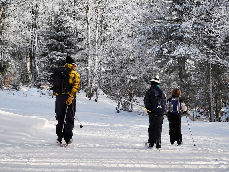 Cross-country skiing-la-Chavade-©OTMA(FG) Cross-country skiing-la-Chavade-©OTMA(FG)