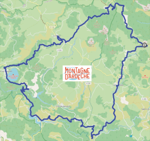VAE 10_Montagnedardeche © Openstreetmap-OTMA